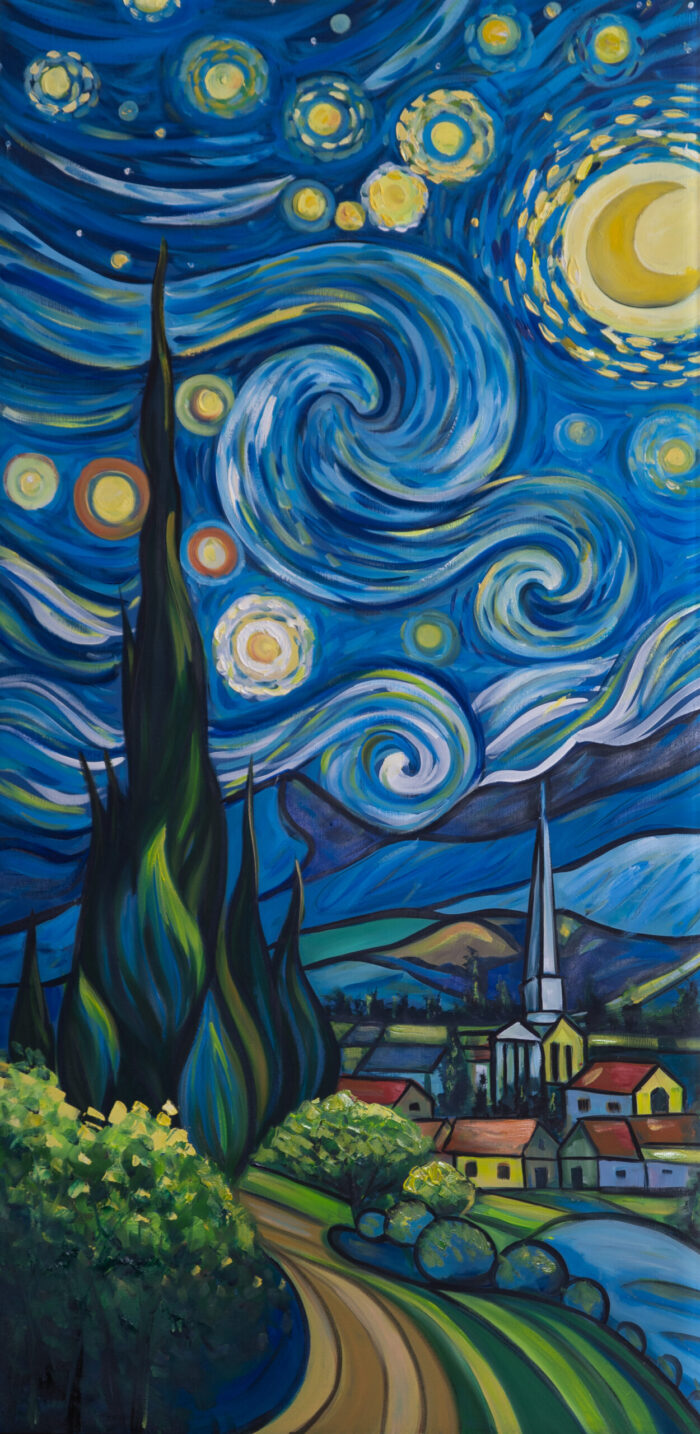 Starry Night over the Village